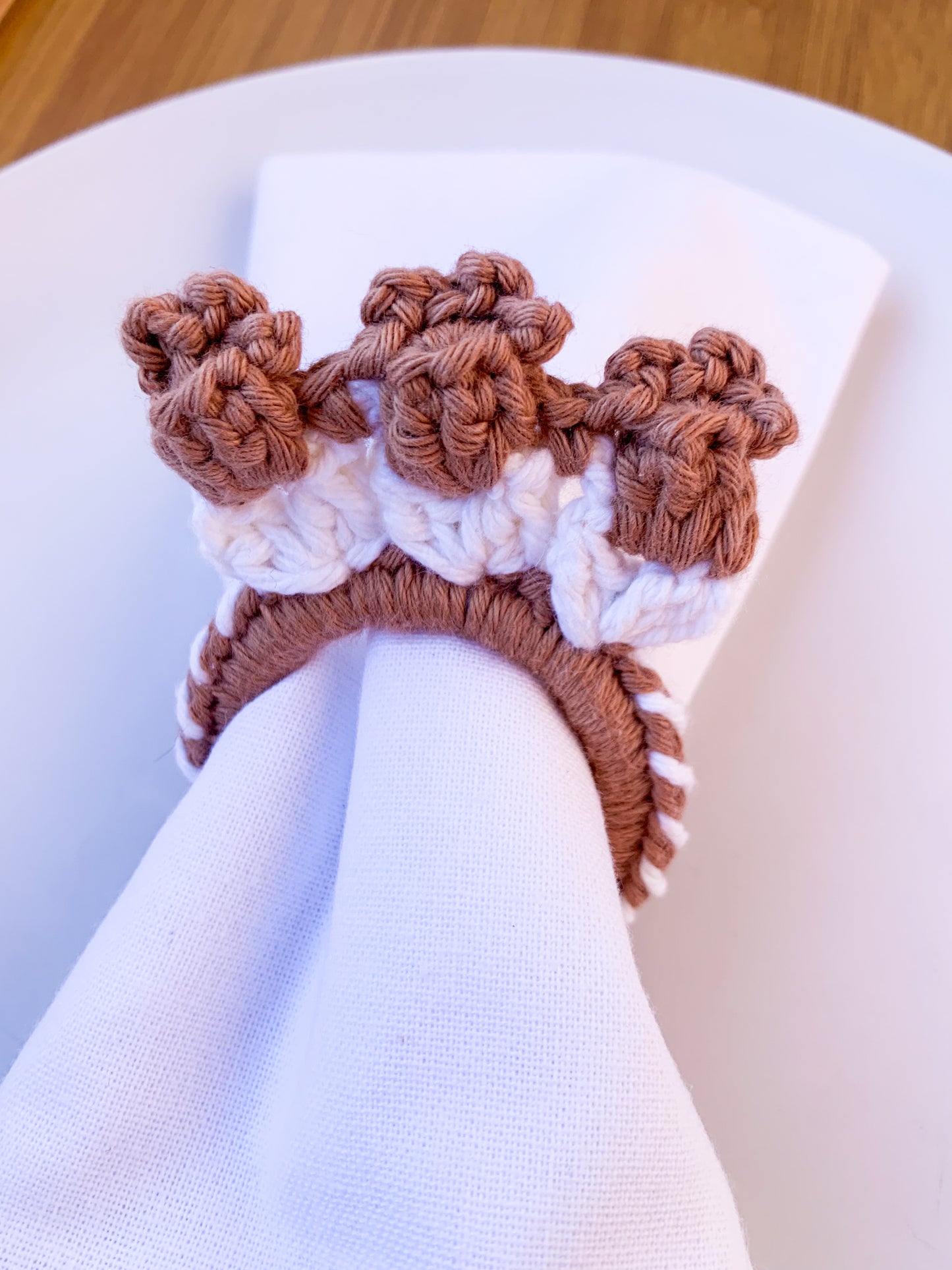 Argolas de Guardanapo - Gingerbread