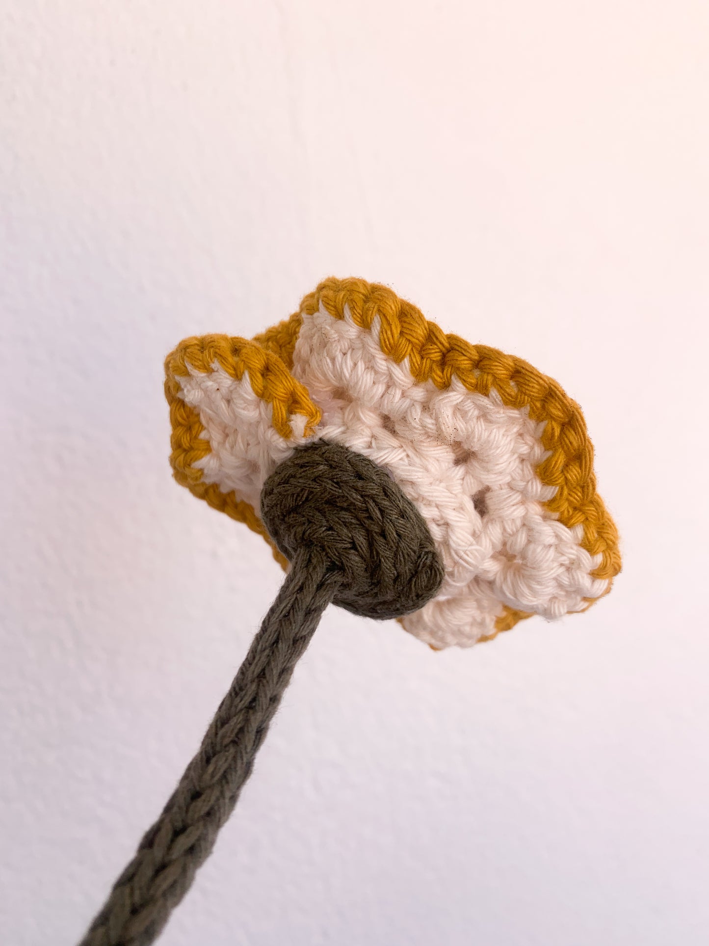 Rosa em crochet