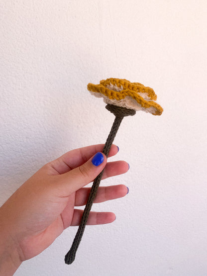 Rosa em crochet