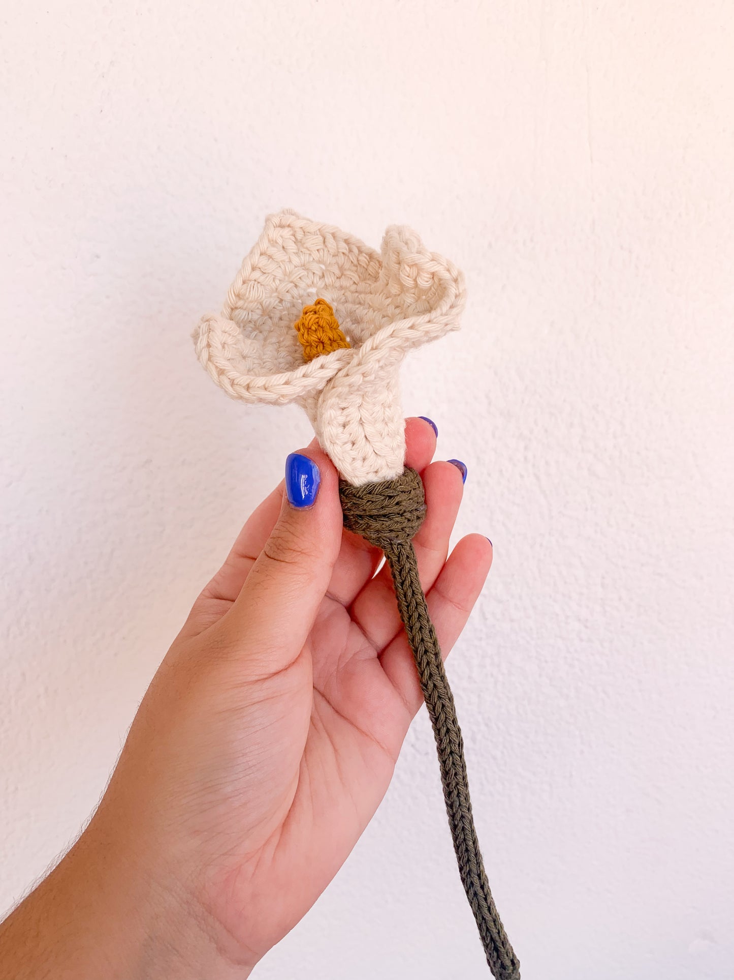 Lírio em crochet