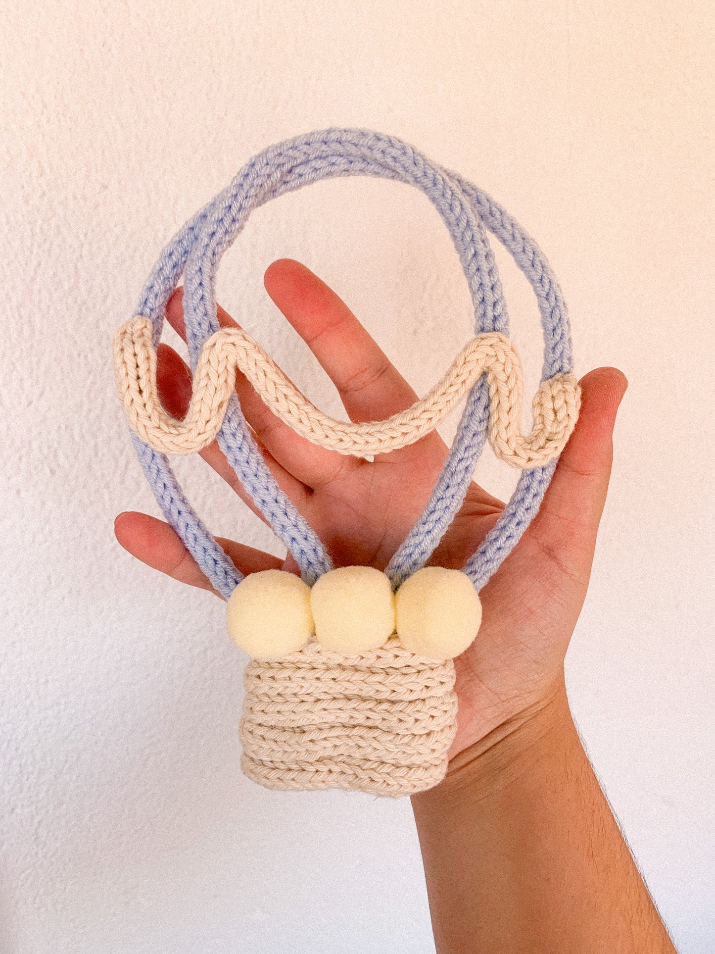 Balão de Ar Quente em tricotin
