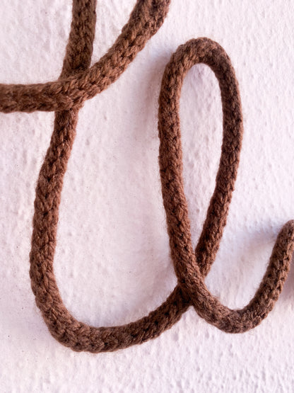 Palavra "Alma" em tricotin